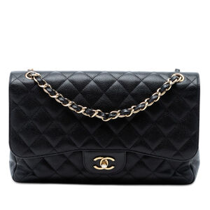 Pre-Loved Chanel Jumbo Classic Caviar Double Flap